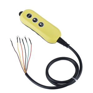 XDL12-F21-S3-3m 3 BUTTONS Push Button Spring Return Emergency Stop Crane Remote Control with Cable Wire