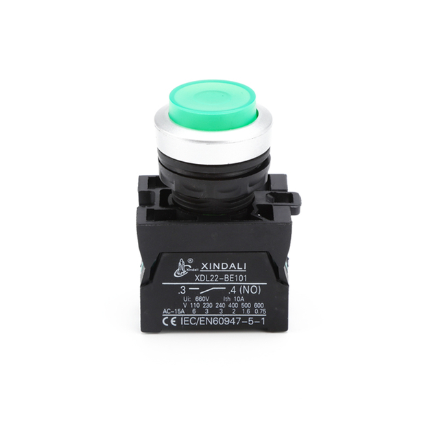 led indicator convex ip67 waterproof push button switch XDL22-CWL3361