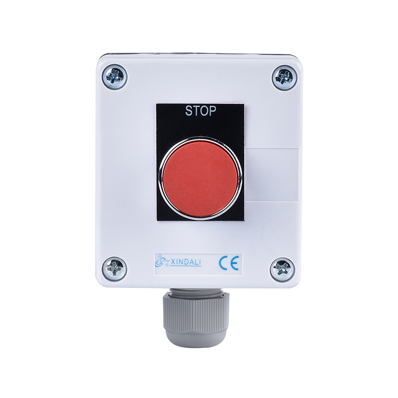 1 metal button electric push button control station switch boxes with signage XDL55-BB111PH29