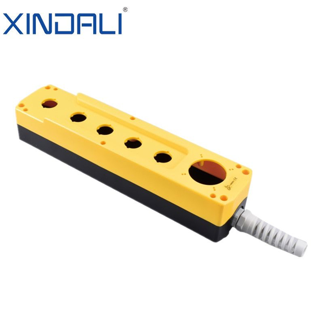 IP65 6 Holes Push Button Plastic Electrical Control Exclosures Control Station XDL8-JB06F