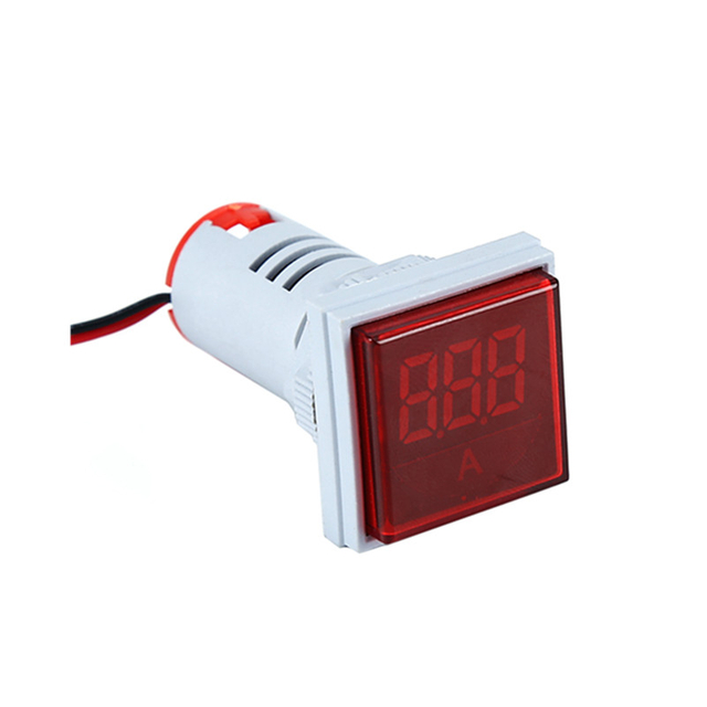 square mini indicator light lamp digital voltage meter voltmeter AD22-22FSA