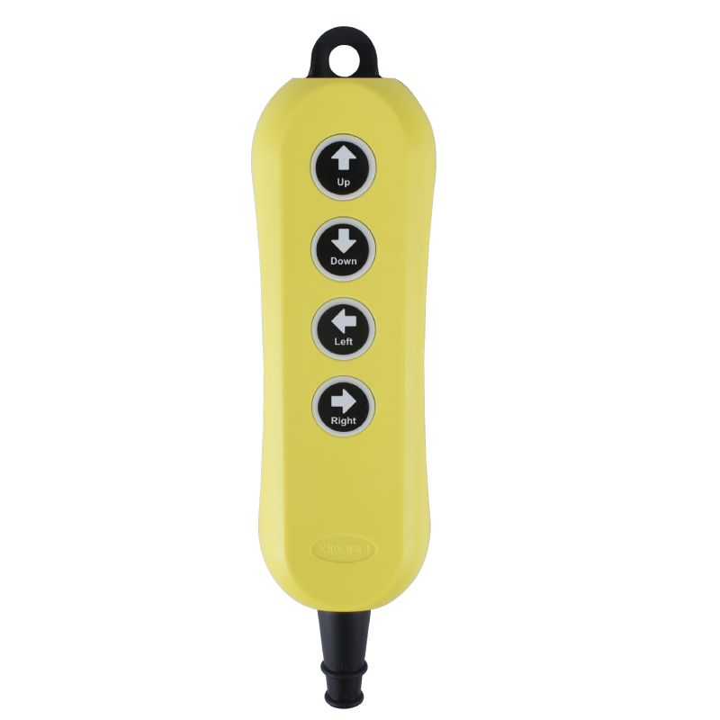 XDL12-F21-4 4 Holes AC DC Push Button Switches 24v Industrial Radio Remote Control for Crane And Hoist Ip65