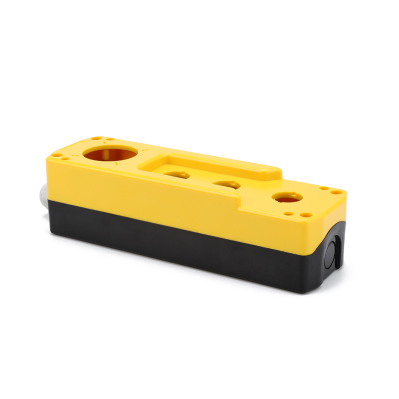 4 holes plastic electrical waterproof push button yellow crane control box XDL8-JB04P