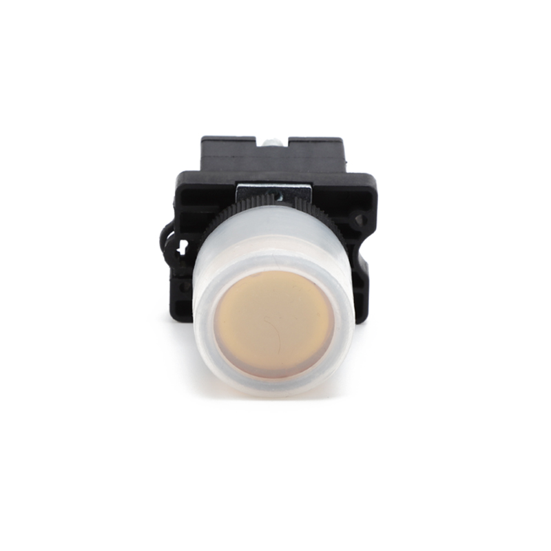 plastic yellow led lamp push button with pilot switch LAY5-EPW3571