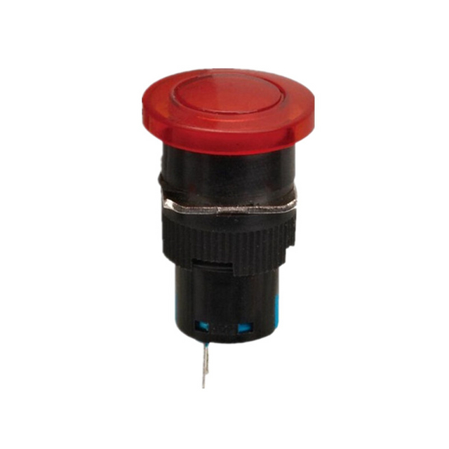 XDL16-11MD 220v 16mm LED Indicator Lights Red Mushroom Emergency Stop Push Button Switch