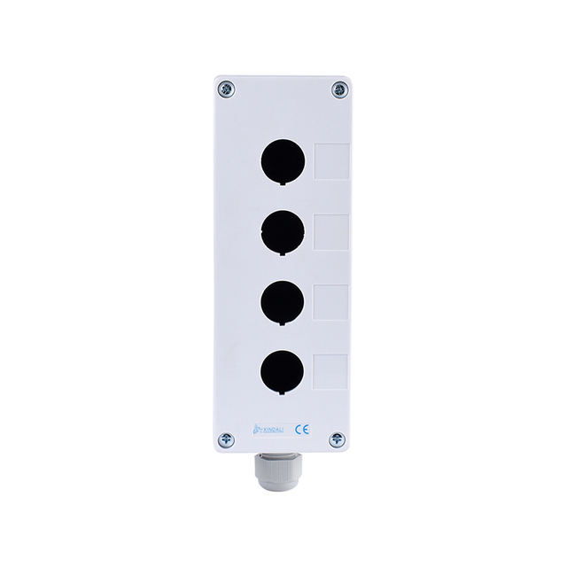 4 holes waterproof switch button new electrical control box XDL5-B04P
