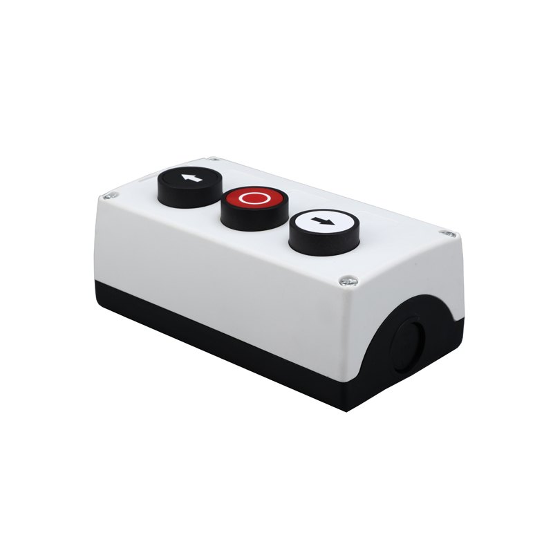 3 holes on off on switch pushbutton with electronic plastic box XDL35-B334