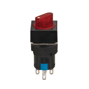 XDL16-11XFD 2 Position Elevator Red Led Rotary Switch Knob Selector Switch with Indicator Light