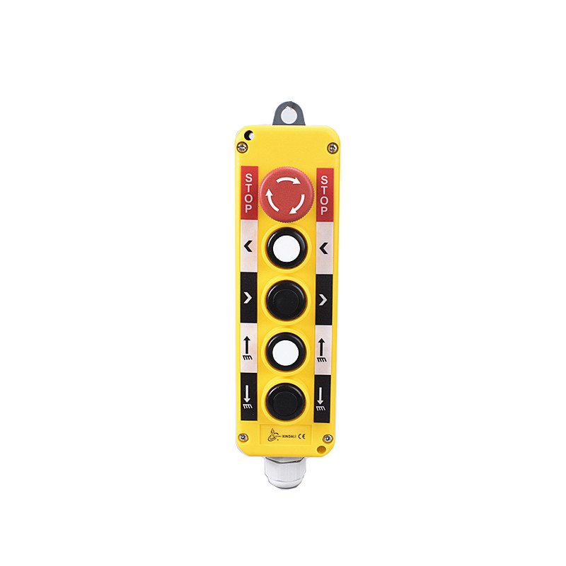 5 holes waterproof lifting control switch station lift push buttons box XDL10-EPBS5