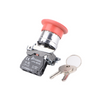 mushroom head with key selectors electric 3 position elevator emergency key release switch LAY4-BS142