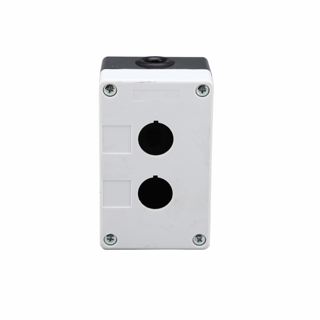 2 holes white industrial push button box plastic enclosure box XDL5-B02