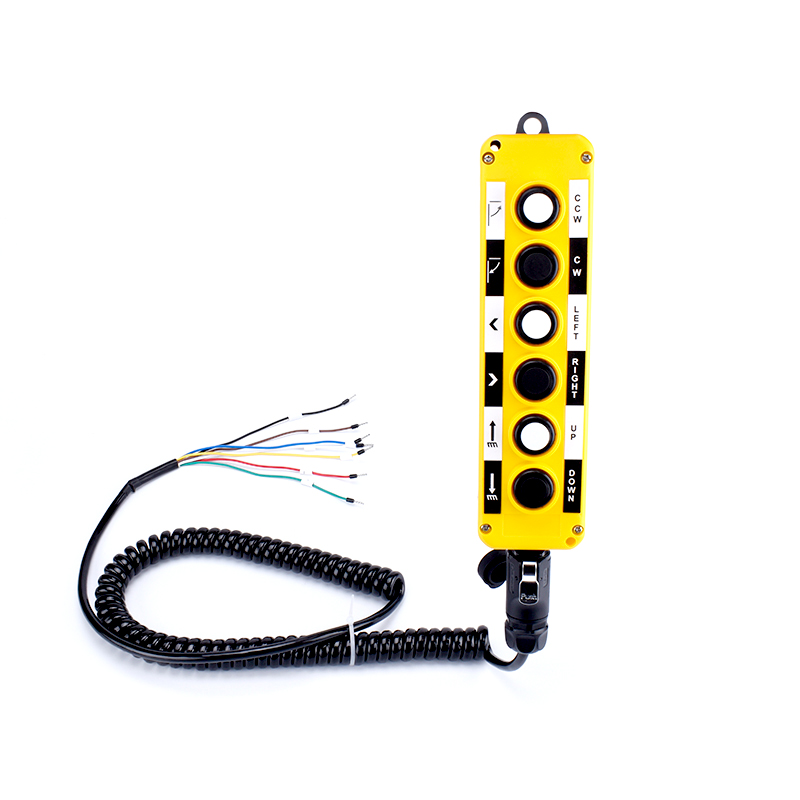 6 holes electric switch box hoist remote control switch XDL10-EPB6/TA
