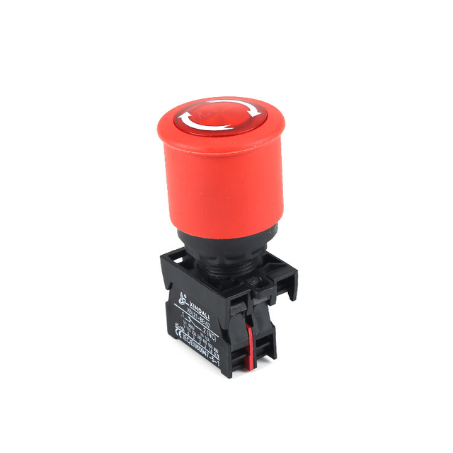Emergency push button red push button switch LED waterproof IP67 XDL22-ESW542