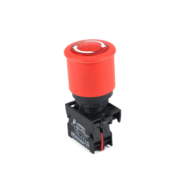 Emergency push button red push button switch LED waterproof IP67 XDL22-ESW542