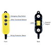 XDL12-F21-S3-3m 3 BUTTONS Push Button Spring Return Emergency Stop Crane Remote Control with Cable Wire