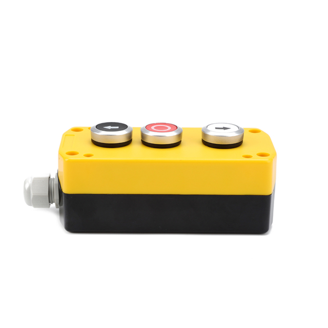 XDL722-JB324P 3 button plastic enclosure industrial remote control staition box