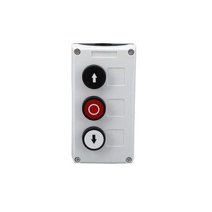 3 holes on off on switch pushbutton with electronic plastic box XDL35-B334