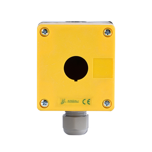 wenzhou yellow crane control box single button remote control box with cable XDL5-JB01P