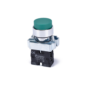 green spring return pushbutton switch convex switch LAY5-BL31