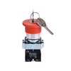 metal emergency stop push button switch with key LAY5-BS142