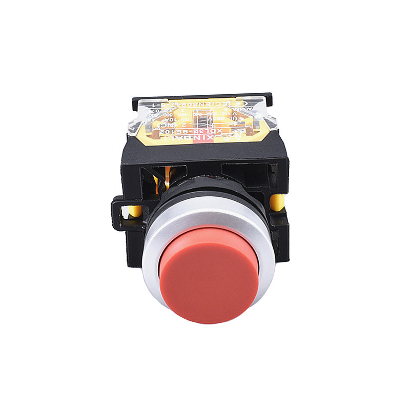 waterproof ip67 red convex head pushbutton switch XDL32-CL42