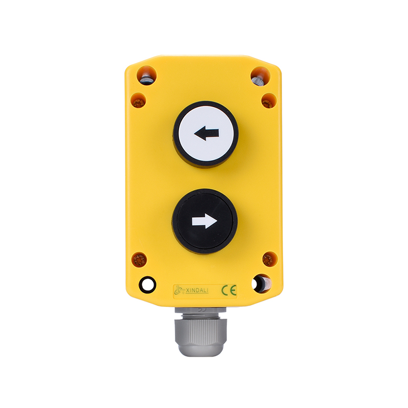 2 holes plastic up down waterproof push button switch box XDL75-JB222P