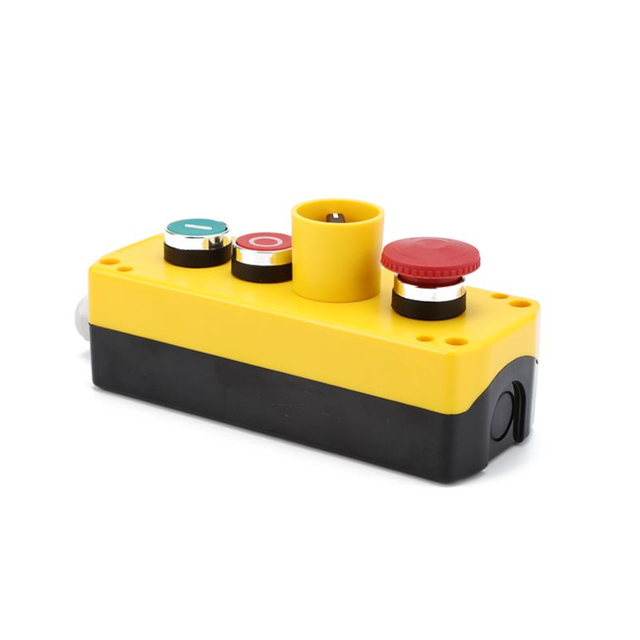 XDL721-JB463P electric waterpoof 4 hole push button box with selector switch