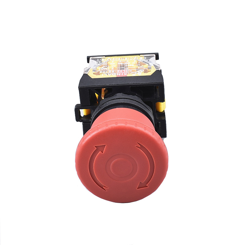 mushroom head emergency stop turn to release push button switch XDL32-ES542