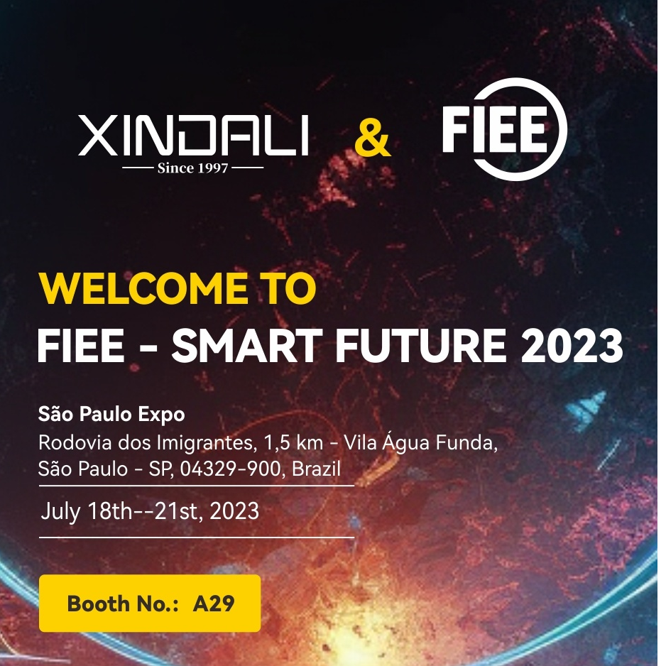 Welcome to visit XINDALI Booth A29 at Brasil FIEE 2023
